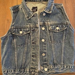 Vintage denim vest